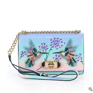 Aldo shoes rhinestone hummingbird purse
